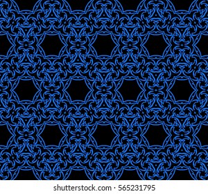 geometric Lace seamless pattern. floral ornament. Creative Vector illustration. for design invitation, background, wallpaper