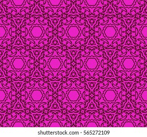 geometric Lace seamless pattern. floral ornament. Creative Vector illustration. for design invitation, background, wallpaper