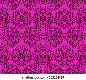 geometric Lace seamless pattern. floral ornament. Creative Vector illustration. for design invitation, background, wallpaper