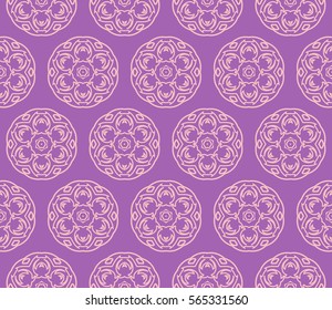 geometric Lace seamless pattern. floral ornament. Creative Vector illustration. for design invitation, background, wallpaper