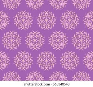 geometric Lace seamless pattern. floral ornament. Creative Vector illustration. for design invitation, background, wallpaper