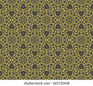 geometric Lace seamless pattern. floral ornament. Creative Vector illustration. for design invitation, background, wallpaper