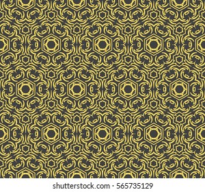 geometric Lace seamless pattern. floral ornament. Creative Vector illustration. for design invitation, background, wallpaper
