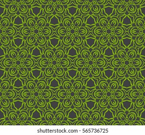 geometric Lace seamless pattern. floral ornament. Creative Vector illustration. for design invitation, background, wallpaper