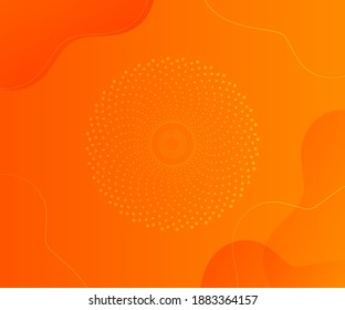 Geometric landing page background. Dynamic shapes composition. Eps10 vector