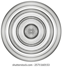 Geometric layered vortex. Concentric spiral design. Abstract circular symmetry. Dynamic vector illustration.