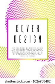Geometric layout corporate style.  A4 brochure title sheet. Can be used for poster, brochure, magazine, card, book, flyer, banner, anniversary
 Trendy corporate style.
