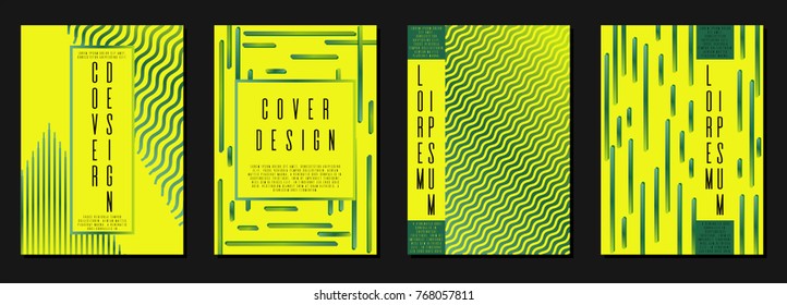 Geometric layout corporate style.  Vector cover design. Can be used for poster, brochure, magazine, card, book, flyer, banner, anniversary
 Trendy corporate style.