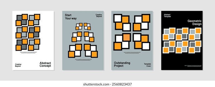 Geometric layout design creative template. This is a abstract background template vector illustration. Design for book cover,brochure,poster,banner,handbill,flyer,marketing,business,presentation,brand