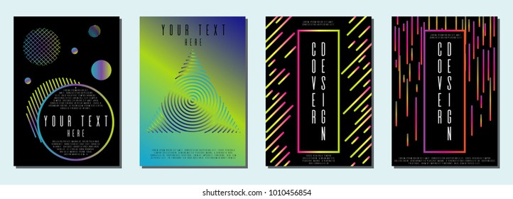 Geometric layout design for your business. Template in A4.  Can be used for poster, brochure, magazine, card, book, flyer, banner, anniversary
 Trendy corporate style.