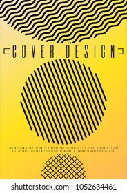 Geometric layout design for your business. Text frame surface. Can be used for poster, brochure, magazine, card, book, flyer, banner, anniversary. Trendy corporate style.