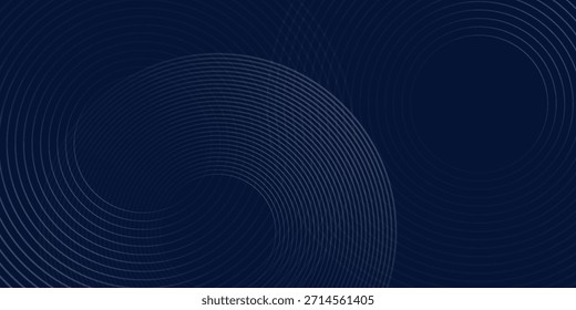 Geometric, layout, graphic, website,  Panoramic blue glowing geometric lines on dark blue background.