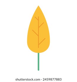 Geometric leaf icon Environment Vector illustration