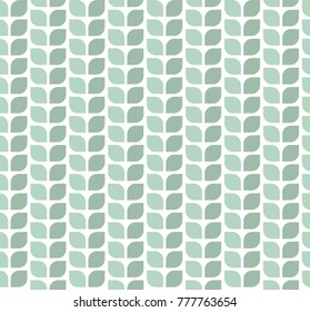 Geometric leaves vector seamless pattern. Abstract vector texture. Leaf background.