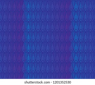 Geometric leaves vector seamless pattern,Trendy gradient shapes composition, Abstract vector texture. Leaf background.