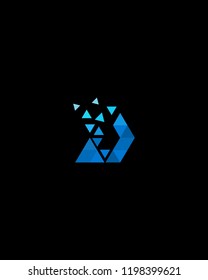 Geometric Letter D Logo Template