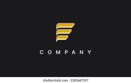 Geometric Letter E Logo. Usable for Business and Branding Company Logos. Flat Vector Logo Design Template Element.