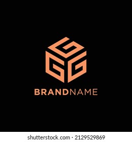 GEOMETRIC LETTER G HEXAGON LOGO DESIGN COMPANY