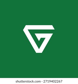 Geometrischer Buchstabe G-Monogramm Logo-Design Inspiration für Branding- und Identitätsprojekte