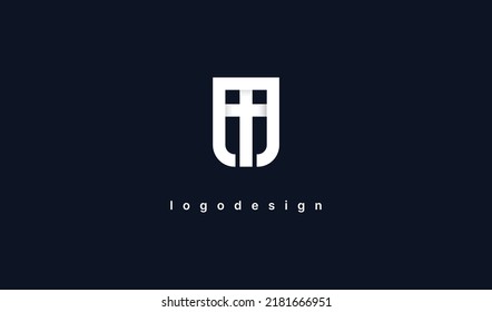 Geometric Letter M with Cross Church Logo. Usable for Business and Branding Company Logos. Flat Vector Logo Design Template Element.