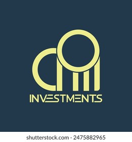 Geometric letter mark logo design template