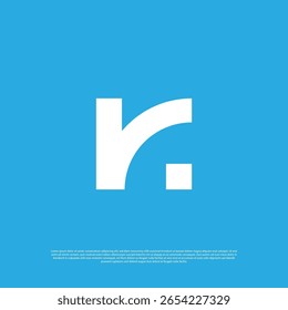 Plantilla de diseño de Vector de logotipo de tecnología de flecha de letra geométrica