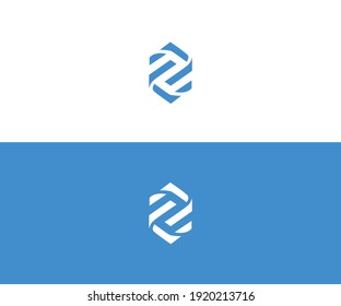 Geometric Letter S Logo Design Hexagonal Line