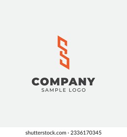 diseño de logotipo de letras geométricas para marca de empresa
