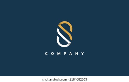 Geometric Letter S Logo. Usable for Business and Branding Company Logos. Flat Vector Logo Design Template Element.