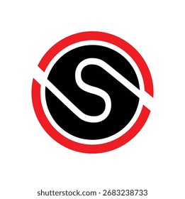 Letra Geométrica S Logo Vetor - Moderno Minimalista Monograma Emblema para Segurança, Software, Sucesso e Marca Corporativa