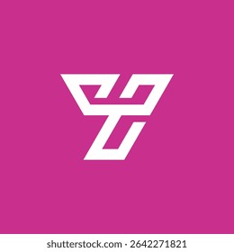 Geometric Letter Y Logo design vector template