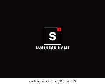 Geometric Letters Td, Ti, Tb, Tl, Ts Logo Icon For Business