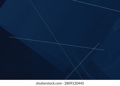 Geometric light trails on deep navy-blue gradient background, lighttrails cyan navyblue