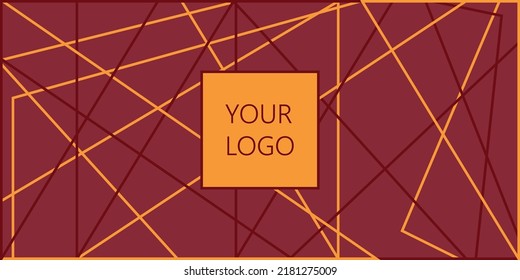diseño de fondo geométrico y abstracto de línea para web, portada, página