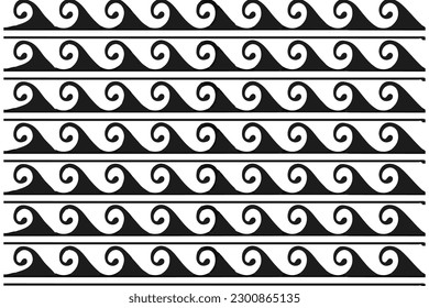 Geometric line. abstract clothes pattern with Greek antique motif. Art illustration. Abstract background for fabric cloth, fashion, ceramic floor, ornament textile, texture. Black and white color
