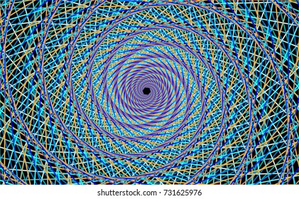 Geometric line art abstract background.