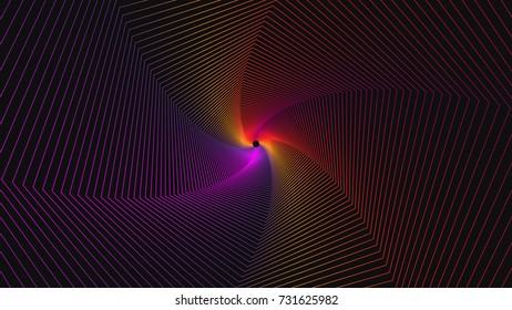 Geometric line art abstract background.