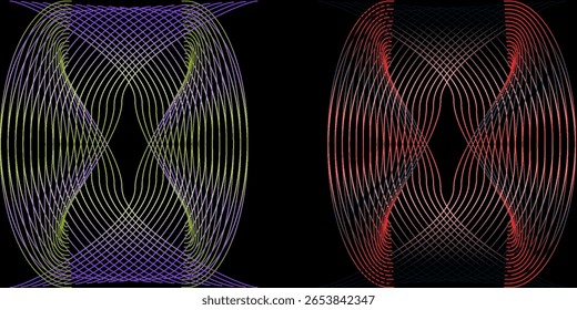 Geometric Line Art Designs.eps, Elementos de design para páginas da Web, impressões, cartazes, modelo