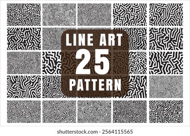 Geometric Line Art Pattern Vector