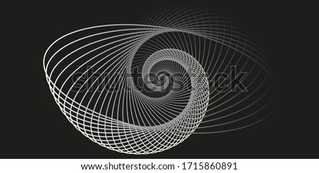 Geometric line background design for wallpapers an abstract art graphics in black and white 