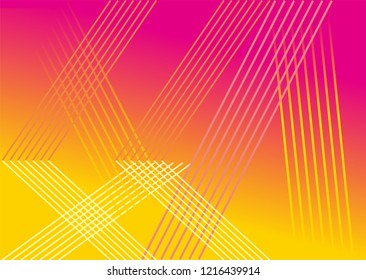 
Geometric line composition design