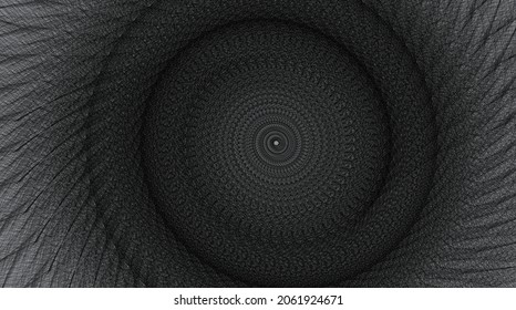 Geometric line design on black background. Vector art. illustrator eps 8