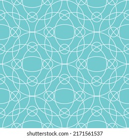 Geometric line elips and circle pattern seamless