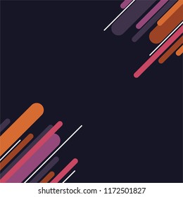 Geometric line futuristic colorful vector design and abstract background concept illustration for business or technology presentation.