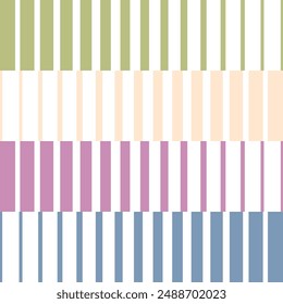 Gradiación de línea geométrica, gradiente de franjas gruesas, patrón de ilustraciones de Vector simple con columnas de Vertical, rectángulos y trapezoides, diseño rítmico, composición visualmente atractiva, fondo de semitonos,