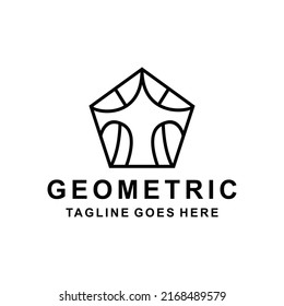 Geometric Line logo Design vector