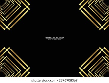 diseño de fondo de estilo moderno de línea geométrica 