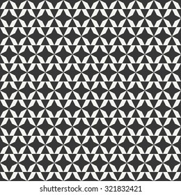 Geometric line monochrome abstract hipster seamless pattern with triangle. Wrapping paper. Scrapbook paper. Tiling. Vector illustration. Background. Graphic texture for design, wallpaper. 