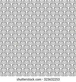 Geometric line monochrome abstract hipster seamless pattern with trapeze. Wrapping paper. Scrapbook paper. Tiling. Vector illustration. Background. Graphic texture for design, wallpaper. 