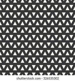 Geometric line monochrome abstract hipster seamless pattern with triangle. Wrapping paper. Scrapbook paper. Tiling. Vector illustration. Background. Graphic texture for design, wallpaper. 
